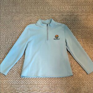 Light Blue Half-Zip Sweatshirt